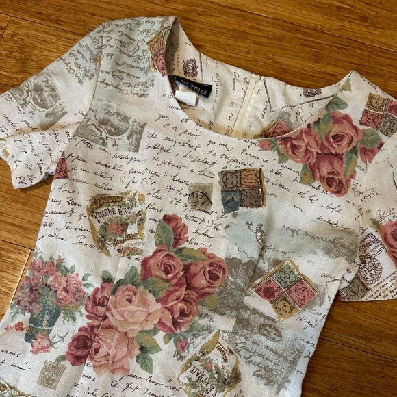 Vintage My Michelle Tapestry Dress size 5/6 - Picture 2 of 6